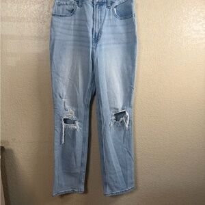 Hollister Light Blue Straight Leg Jeans